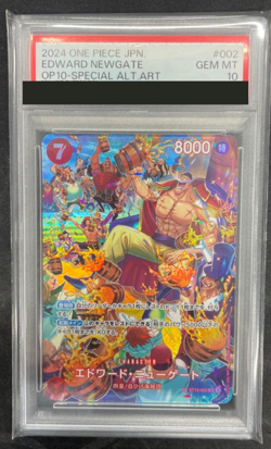 PSA 10 Edward Newgate SP One Piece Card Special Alt Art OP10 Japanese from Japan - Image 1