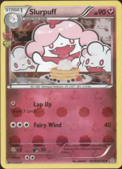 2x (GEN-RC20) Slurpuff (Radiant Collection) (U) Pokemon Generations Card # RC20 - Image 1