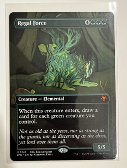 MTG - Lorwyn Eclipsed - Regal Force Borderless - Mythic 0141 - Special Guest - Image 1