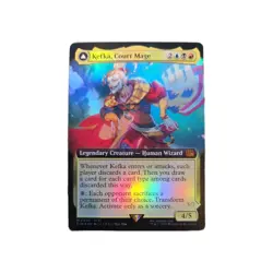 0496 Kefka, Court Mage Extended Art Foil Magic The Gathering Final Fantasy MINT - Image 1