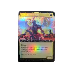 0496 Kefka, Court Mage Extended Art Foil Magic The Gathering Final Fantasy MINT - Image 2