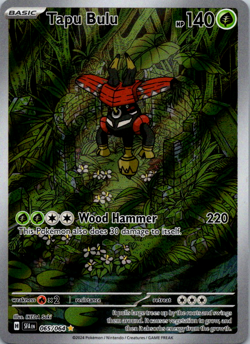 Pokemon TCG Tapu Bulu Illustration Rare SV: Shrouded Fable 065/064 NM - Image 1