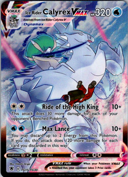 Ice Rider Calyrex VMAX TG15/TG30 Astral Radiance Trainer Gallery Pokemon NM - Image 1