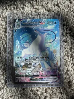 Pokemon TCG Ice Rider Calyrex VMAX Alternate Art 203/198 Sword & Shield - Image 1