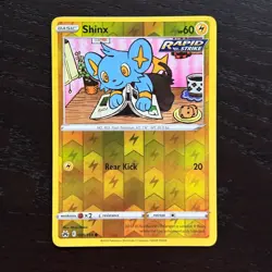 Shinx 039/159 Pokemon Crown Zenith Sword & Shield Reverse Holo Common NM - Image 1