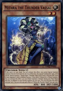 Mithra the Thunder Vassal OTS Super Rare OP02-EN006 Yu-Gi-Oh! - Image 1