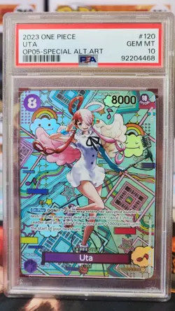Uta SP OP05-120 SR - Awakening Of The New Era - One Piece English PSA 10 - Image 1