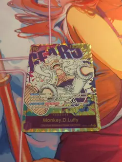 One Piece TCG OP05-119 Monkey D. Luffy Gear 5 Parallel SEC Alt Art English - Image 2
