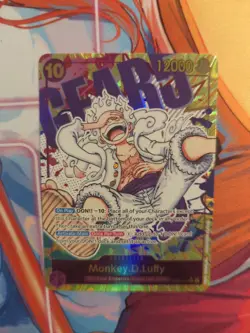 One Piece TCG OP05-119 Monkey D. Luffy Gear 5 Parallel SEC Alt Art English - Image 3