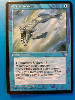 MTG 1x Mystic Remora Ice Age Pauper Legacy Magic the Gathering Card x1 NM - Image 1