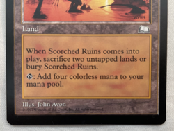 1x Scorched Ruins Weatherlight MTG Magic the Gathering NM - Image 3