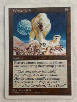 1x Winter Orb 5th Edition MTG Magic the Gathering LP - Image 1