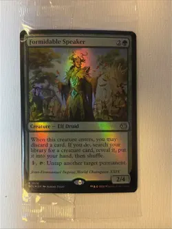 Formidable Speaker - Foil - Lorwyn Eclipsed - ECL R 0176 Sealed Prerelease pack - Image 1
