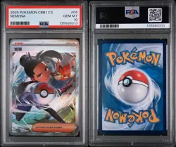2025 POKEMON SIMPLIFIED CHINESE CBB1 C-GEM PACK VOL 1 #04 NEMONA PSA 10 - Image 3