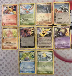 Pokemon cards bundle job lot | EX Holon Phantoms | No Duplicates | Pichu 76/110 - Image 1