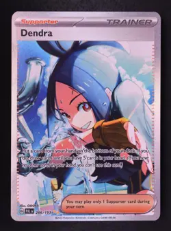 Dendra 266/193 - Pokemon Paldea Evolved Special illustration rare Card - Image 1