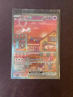 Mew ex SVP 053 Pokemon TCG Scarlet Violet 151 Black Star Promo Full Art SEALED - Image 1