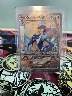 Pokemon Quaquaval ex 260/193 SV02 Paldea Evolved Illustration Rare Holo - Image 1