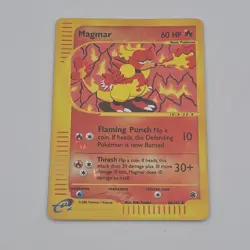 Moderately Played Magmar 86/165 Reverse Holo Expedition Base Set Uncommon - Image 1