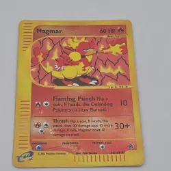 Moderately Played Magmar 86/165 Reverse Holo Expedition Base Set Uncommon - Image 4