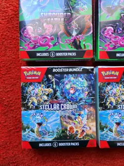 Pokemon Shrouded Fable + Stellar Crown Booster Bundle X2 of Each!!! Sealed New - Image 2