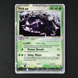 Pokemon TCG Muk EX Dragon Holo Card 96/97 EX Dragon Rare NM-MINT - Image 1