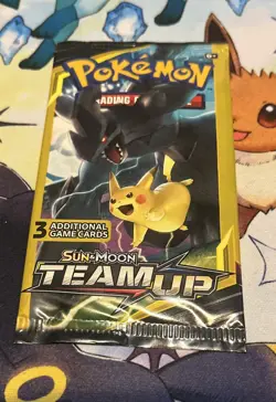 Sun Moon Team Up3-card Booster Packs New FullArt Set (4) Tag Team Mini - Image 4