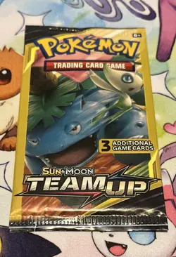 Sun Moon Team Up3-card Booster Packs New FullArt Set (4) Tag Team Mini - Image 5