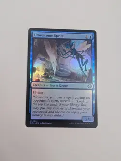 MTG - Unwelcome Sprite (Foil) - Lorwyn Eclipsed NM/M Condition - Image 1