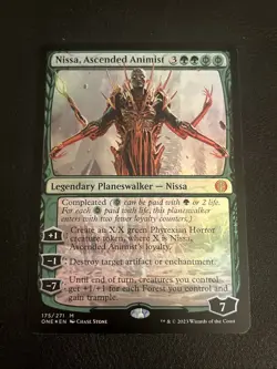 Nissa, Ascended Animist #175 Foil Phyrexia: All Will Be One NM MTG - Image 1