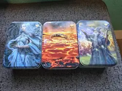 MTG LOTR Tales of Middle Earth Collectible Storage Tins / Deck Boxes EMPTY Set 3 - Image 1