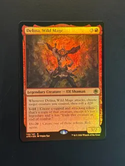 MTG - Delina, Wild Mage *FOIL* - Forgotten Realms - 1x NM (Magic: The Gathering) - Image 1
