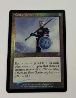 Coat of Arms 7th Edition Foil LP Lightly Played MTG Magic the Gathering --S2G -- - Image 1