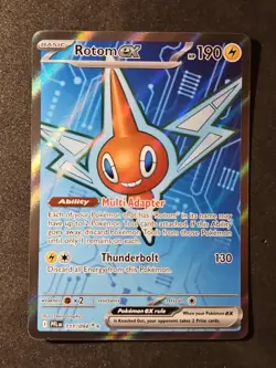 Pokemon TCG Rotom Ex 111/94 Phantasmal Flames Holo Rare NM/M (1B) - Image 1