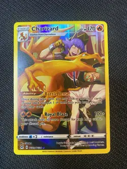 Charizard TG03/TG30 Full Art Holo Ultra Rare Swsh11 Lost Origin 170HP Pokemon - Image 1