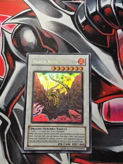 Yugioh! Black Rose Dragon - CSOC-EN039 - Ghost Rare - Unlimited Edition - LP - Image 1