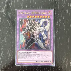 Yu-Gi-Oh! TCG Contrast Hero Chaos Hero Strike SDHS-EN041 Ultra Rare 1st Edition - Image 1