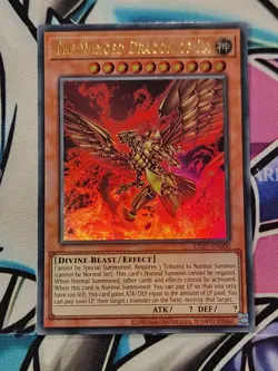 YUGIOH The Winged Dragon of Ra LED7-EN000 RAGE OF RA Ultra Rare Unlimited - Image 1