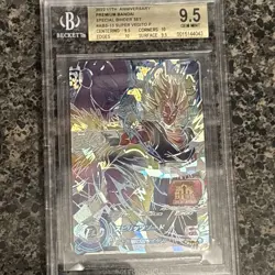 BGS 9.5 Vegito ABS-14 Super Dragon Ball Heroes 11th Anniversary Japanese Card - Image 1