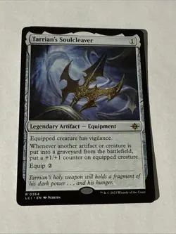 MTG The Lost Caverns of Ixalan Tarrian's Soulcleaver Foil 0264 NM Rare - Image 1