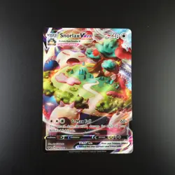Snorlax VMAX 142/202 Pokemon Sword and Shield Rainbow Holo Full Art Card - Image 1