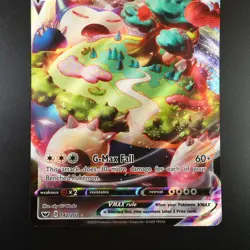 Snorlax VMAX 142/202 Pokemon Sword and Shield Rainbow Holo Full Art Card - Image 3
