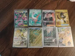 Pokemon Full Art Lot Of 8 Cards - Image 1