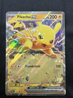Pokemon Pikachu EX Battle Academy 2024 Promo Card SVP 106 - Image 2