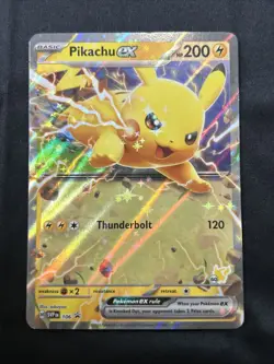 Pokemon Pikachu EX Battle Academy 2024 Promo Card SVP 106 - Image 3