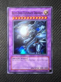 Yugioh Blue-Eyes Ultimate Dragon Unlimited Edition Super Rare DLG1-EN001 NM - Image 1