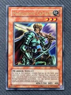Yugioh Marauding Captain Unlimited Edition Ultra Rare LOD-018 NM - Image 1