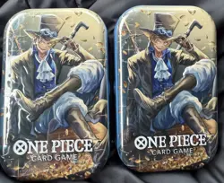 IN HAND! 2 Tins! ONE PIECE CARD - TIN PACK SET VOL. 2 TS-02, OP13 SEALED - Image 1
