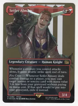 MTG Final Fantasy Foil Rare #0389 Seifer Almasy - Image 1