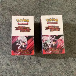 Pokemon TCG 2x Scarlet & Violet Destined Rivals Half Booster Box | NEW | SEALED - Image 1